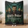 1pc Harry Potter and the Deathly Hallows Part 3 Flannel Blanket Soft Warm Throw for Home, Office, Travel, All-Season Cozy Bedding GiftL1252