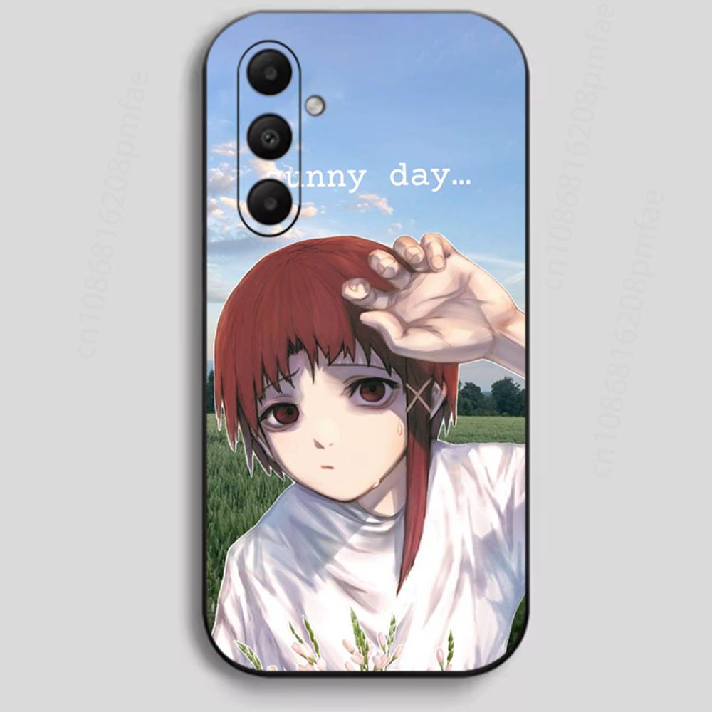 

S-Serial E-Experiments L-Lain Phone Case For Samsung Galaxy A13,21s,22,31,32,40,52,71,A91 Soft Black Shell Samsung A11