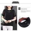 Women's Lace Short-Sleeve Top: Flattering, Loose Fit for a Youthful Look - Summer Korean Style.