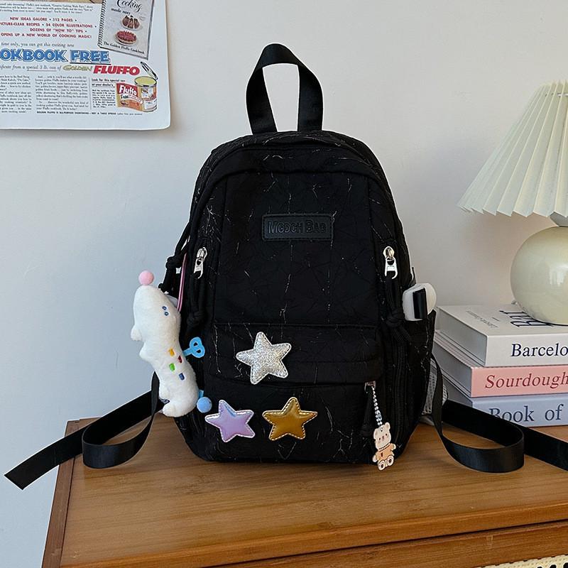 Stylish High-capacity Waterproof Backpack Perfect For Travel And School Use чёрный