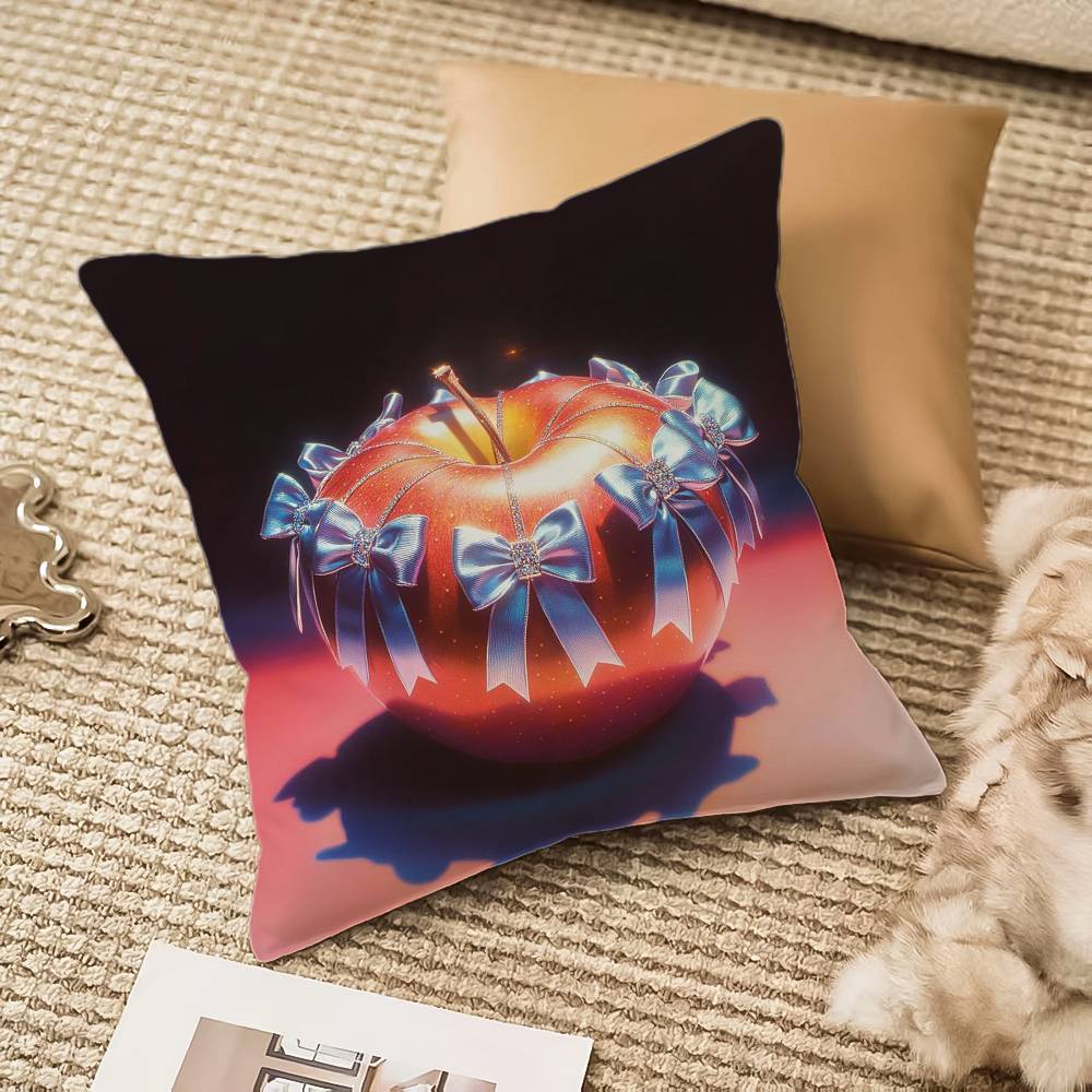 Weihnachts-Apfel Kissenbezug Hausstaubmilbenabweisend Unsichtbarer Reißverschluss Sofa Bett