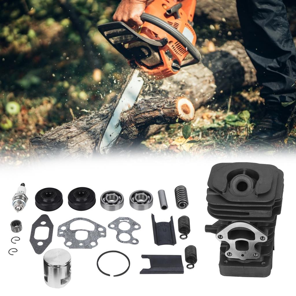 Zylinder Kolben Satz Ersatz Passend für Husqvarna 235 236 240 235e 236e 240e Kettensäge