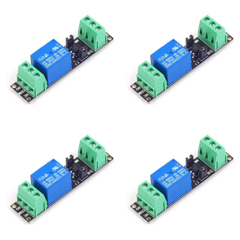 DC 3V/3,3V High-Level-Treiber-Modul Ausgangssignal-Anzeige High-Level-Trigger Mikrocontroller IO-Port Relais-Modul
