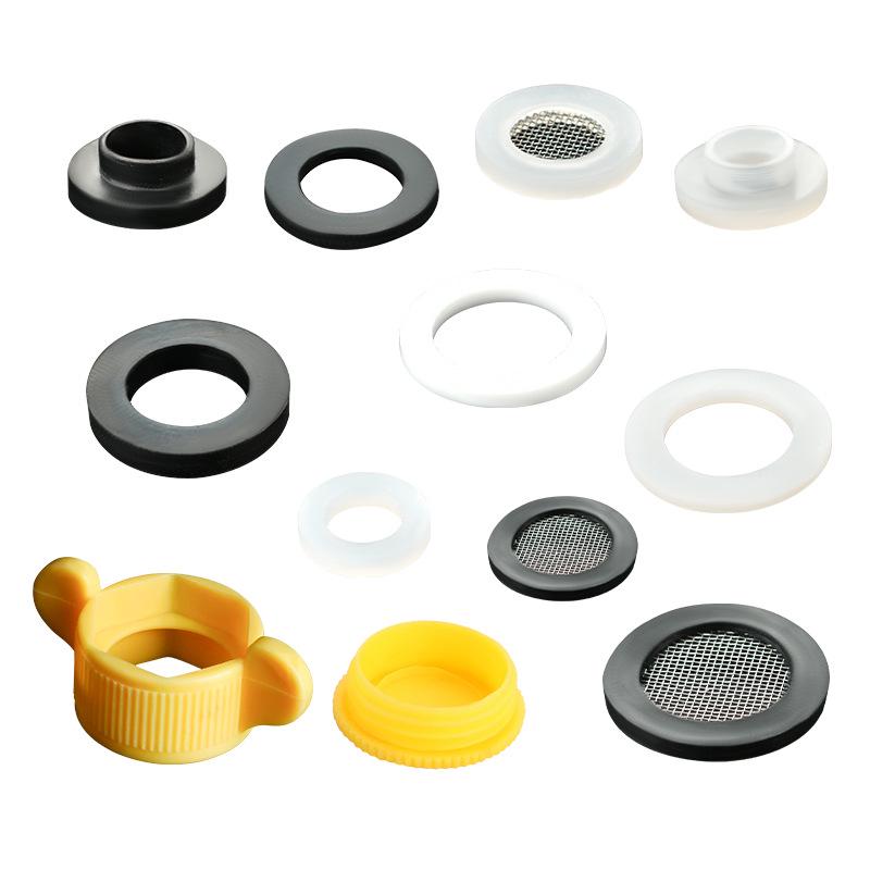 Corrugated and Sealing Gaskets: PTFE, Silicone, Nitrile Rubber, and Teflon Rings.