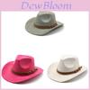 Style Wool Felt Hat With Large Brim For Men Women And Couples
