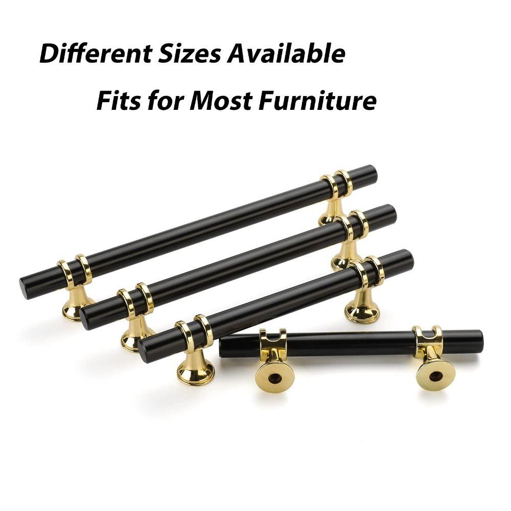 Ergonomic Drawer Pulls Zinc Alloy Door Handle Modern Simple Cabinet Handles  Wardrobe