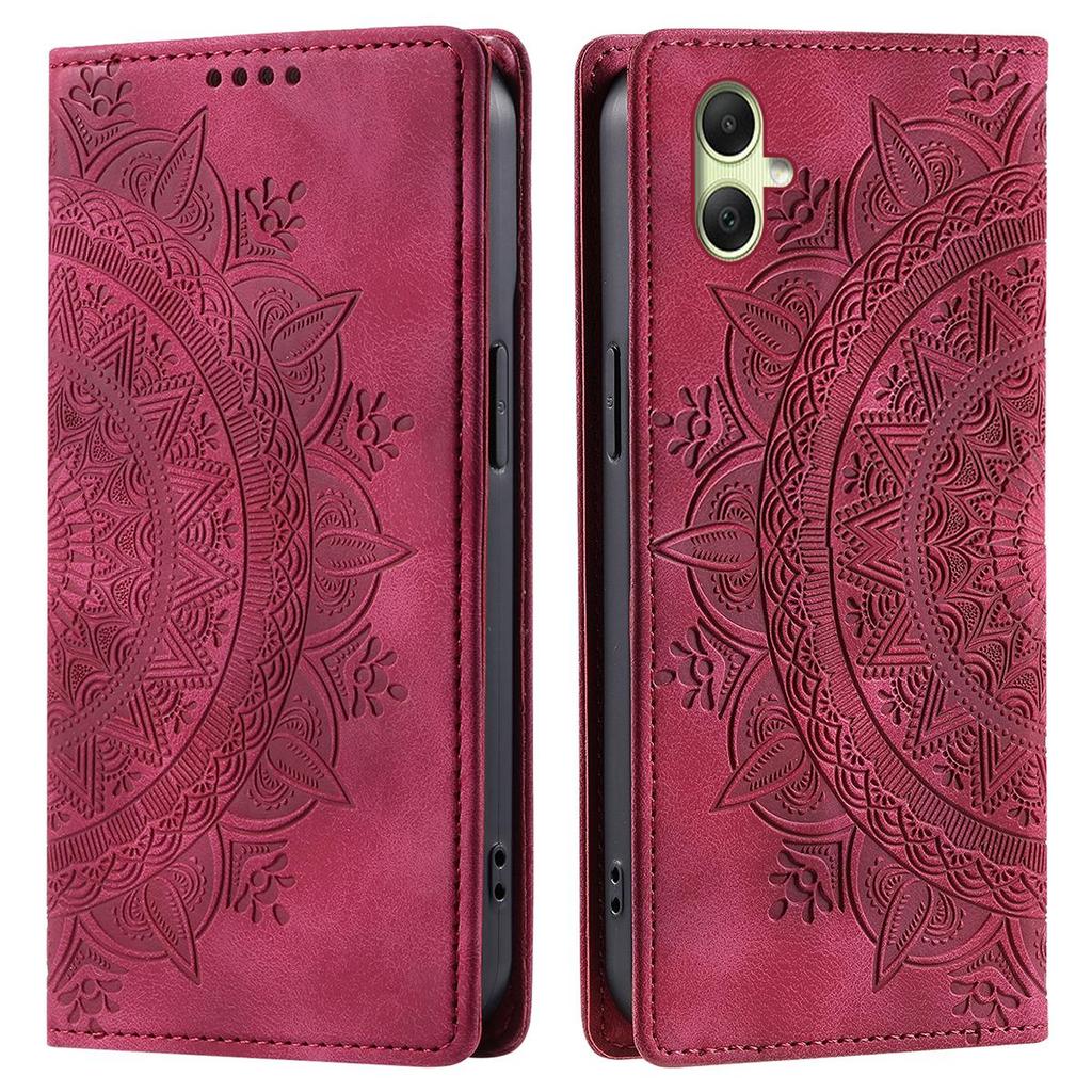 for Samsung Galaxy A07,A06 5G 4G,A05,A04e,A04 Mandala Embossed PU Leather Flip Wallet Case Magnetic Closure Cover