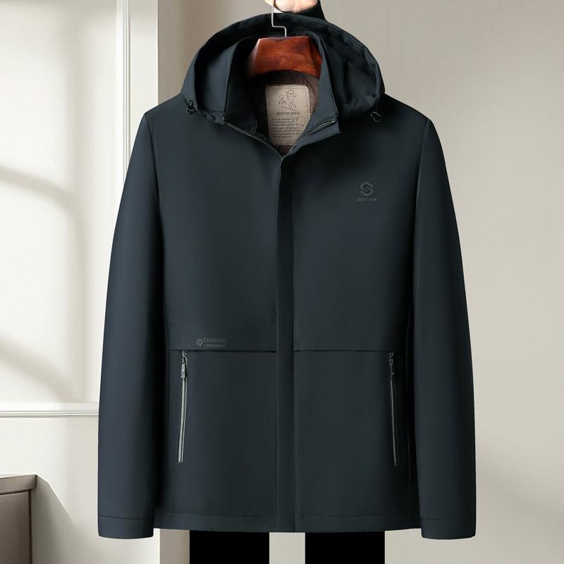 

Осенне-зимняя деловая съемная шапка для среднего возраста, шерстяная, хлопковая, легкая, повседневная, стеганая одежда, мужская стеганая куртка для папы 195