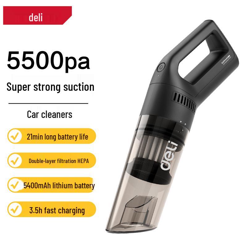Deli DL8080 Handheld Wireless Car & Home Vacuum Cleaner, High Power, Dual-Use