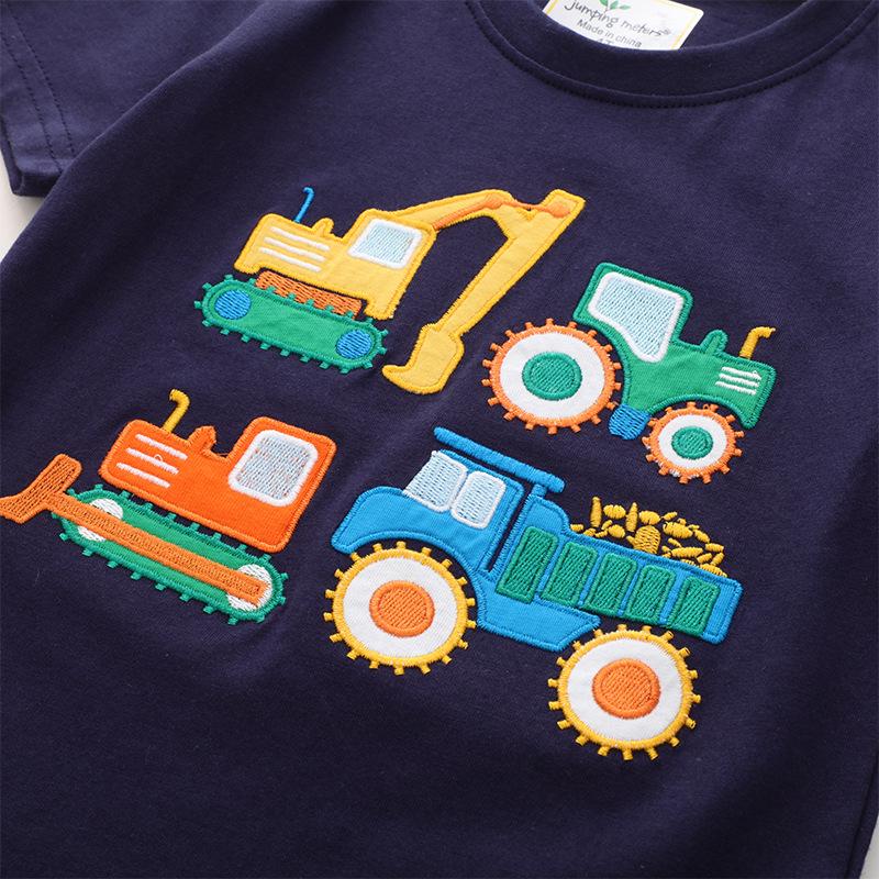 European & American Cartoon Summer T-Shirts for Boys - Trendy Short Sleeve 2026 Collection