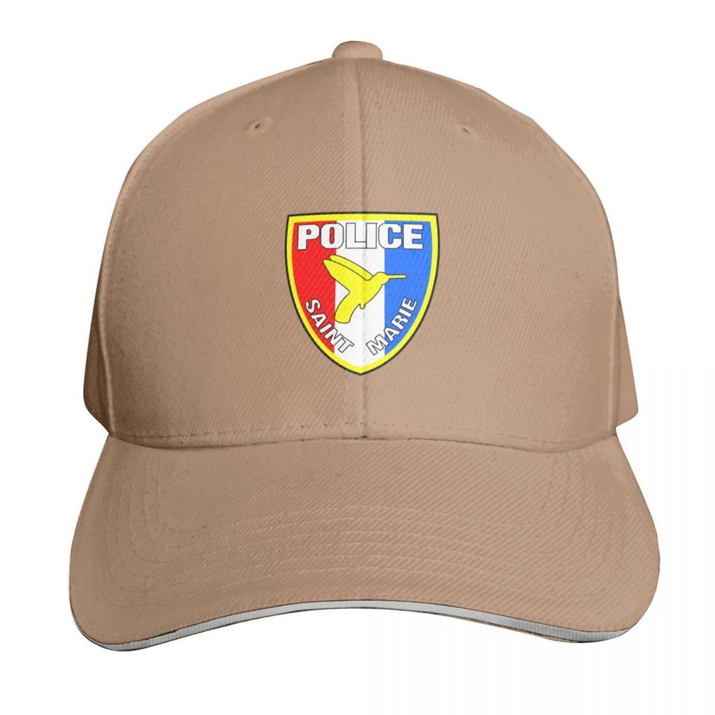 Saint Marie Police Baseball Cap Christmas Hat Trucker Cap Snap Back Hat Luxury Brand Womens Unisexs