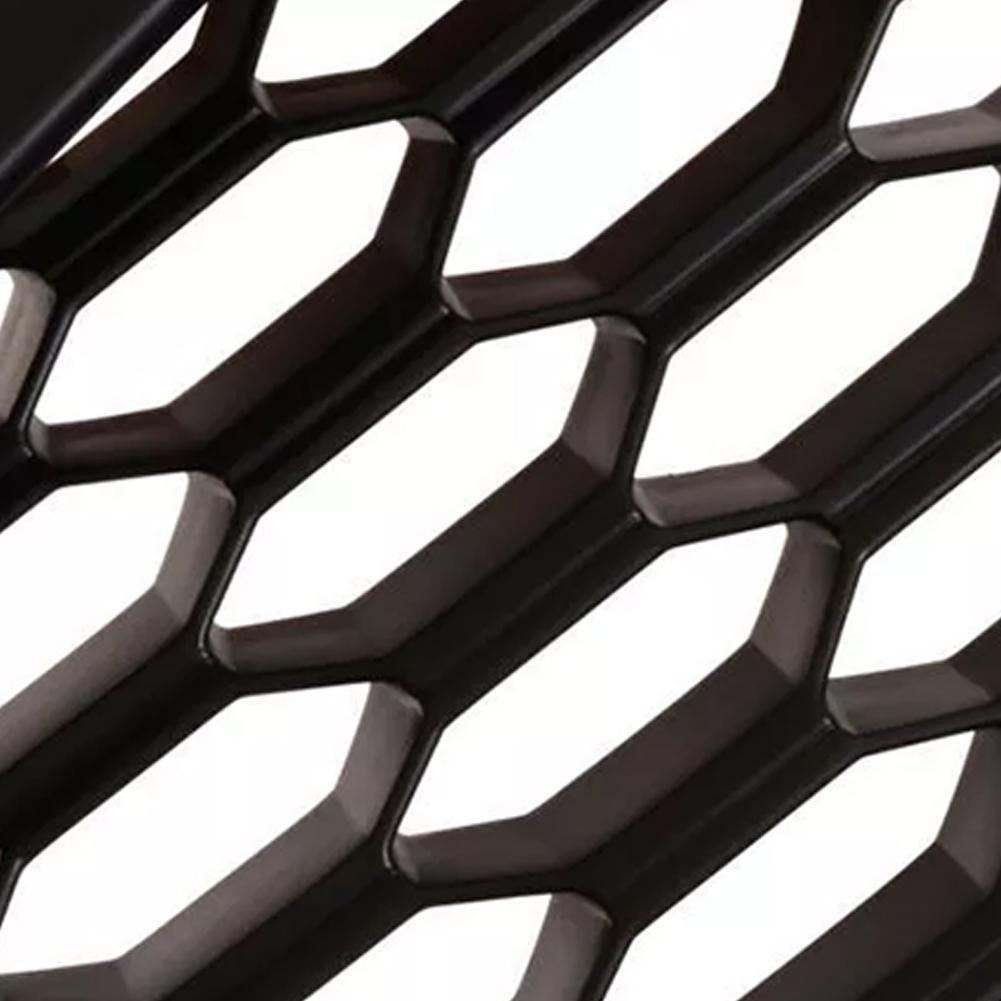 Mesh Badgeless Sport Racing Grill Black Front Honeycomb Grill Compatible with Seat Leon MK2 1P 2006-2009