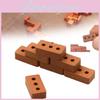 Diy Red Brick Micro Landscape Architectural Building Block Toys Model Gift Kids