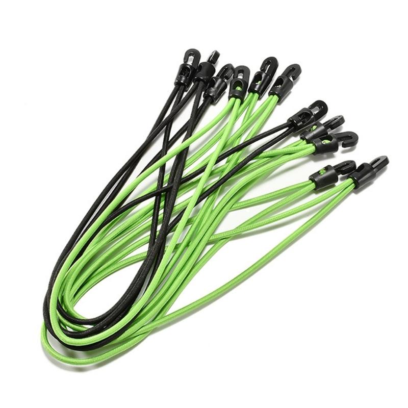 20pcs Elastics Tension Straps With Hook 10cm Sturdy Rubber Expanders Accessory for Tarpaulin Tents Banners Outdoor Use