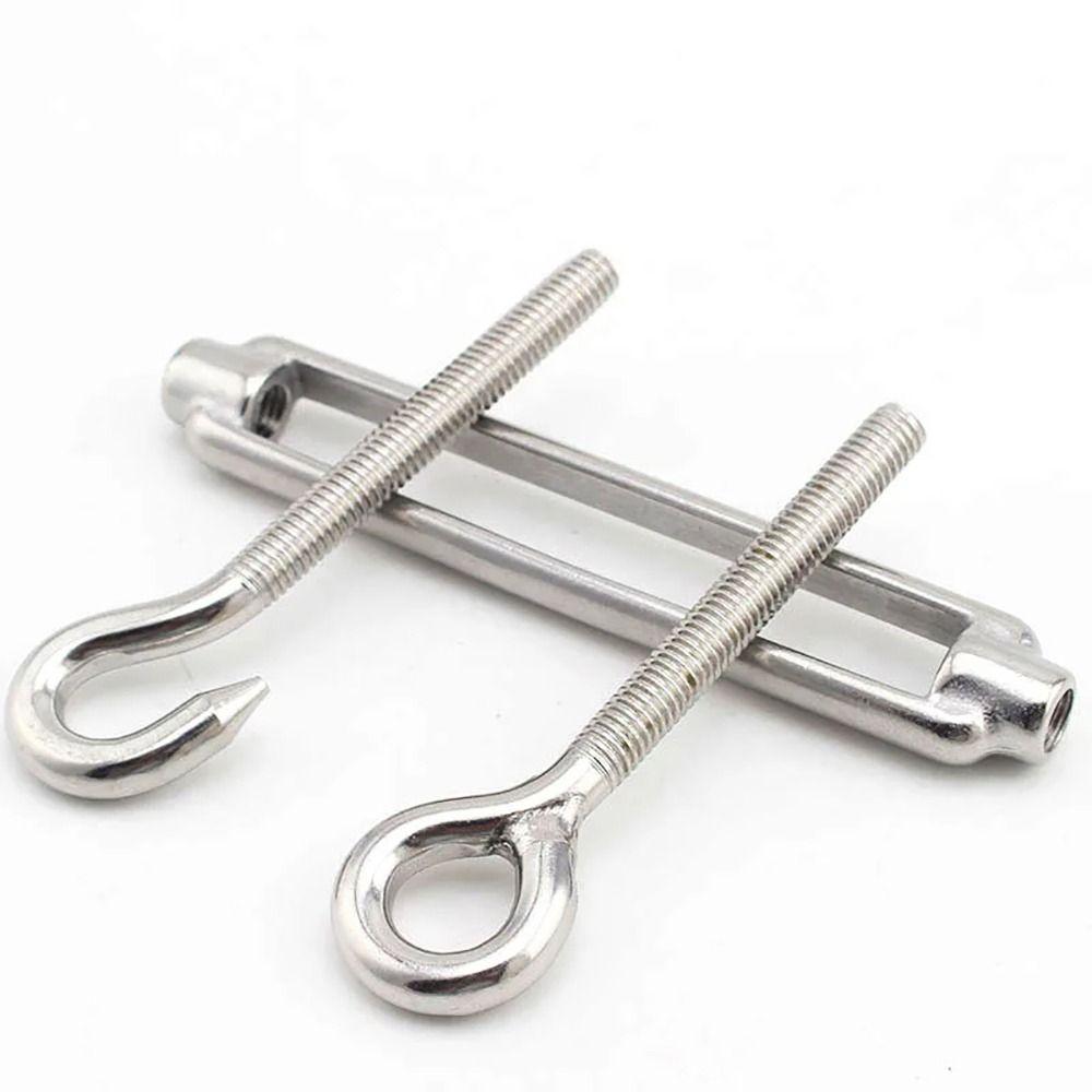 1Pcs M4/M5/M6/M8 Tension Device Line 304 Stainless Steel Chain Rigging New Wire Rope Tensioner