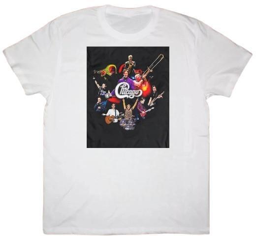 New! Chicago Band Graphic Print Unisex T-Shirt XL