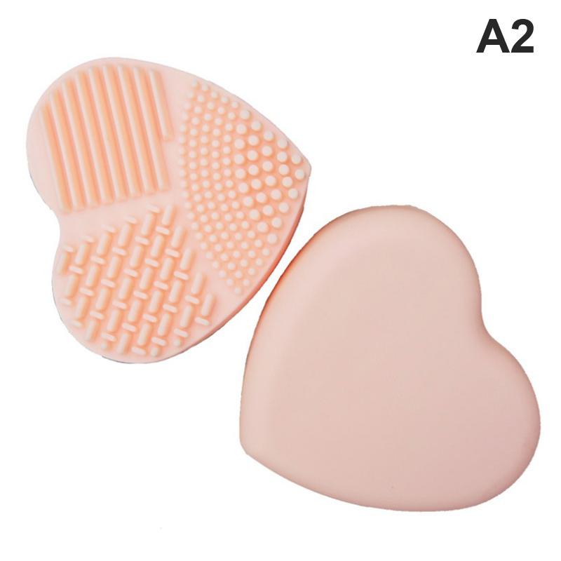 Brush Wash The Brush Silicone Heart Shape Makeup Brush Cleaner Cosmetic Cleaning