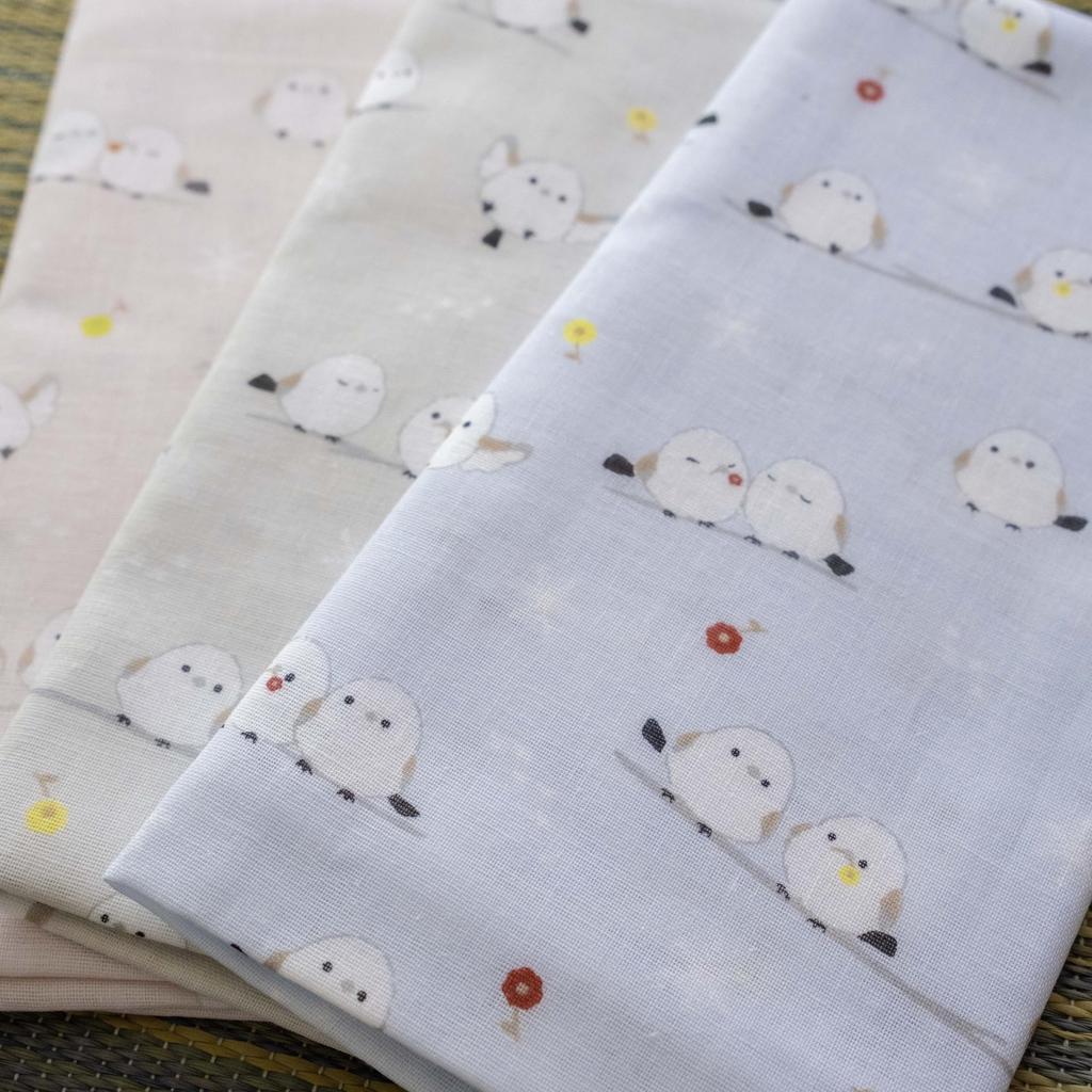 Cute Gauze Hand Towel Soft To the Made In Japan Shimaenaga 3 Set, Touch, 100% Cotton, (E. Design, Pieces)