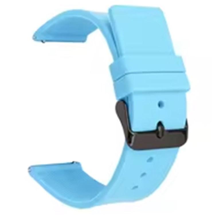 For Garmin Venu 3S Venu 2S Mini Watch Strap Replacement 18 Mm Sports Style Silicone Watchband with Black Buckle