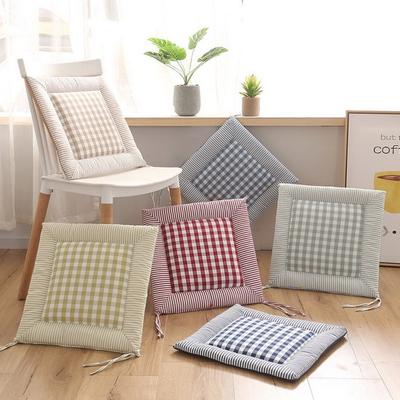 Chair Cushion Soft Comfortable Cozy Breathable Yarn-dyed Relieve Pain Cotton And Linen