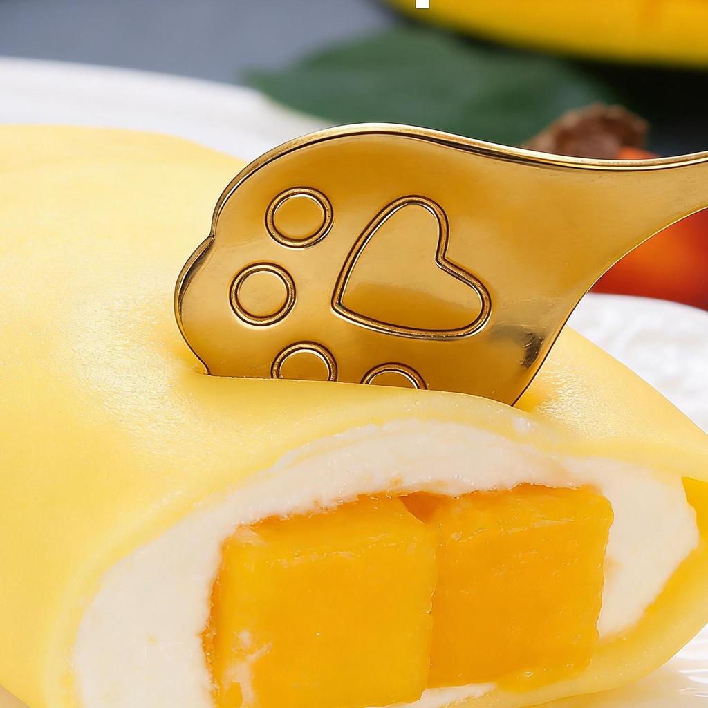 Cat Claw Stainless Steel Coffee Spoon Set Small Stirring Dessert Spoons Ice Cream Cake Teaspoon Tableware Kitchen Utensils