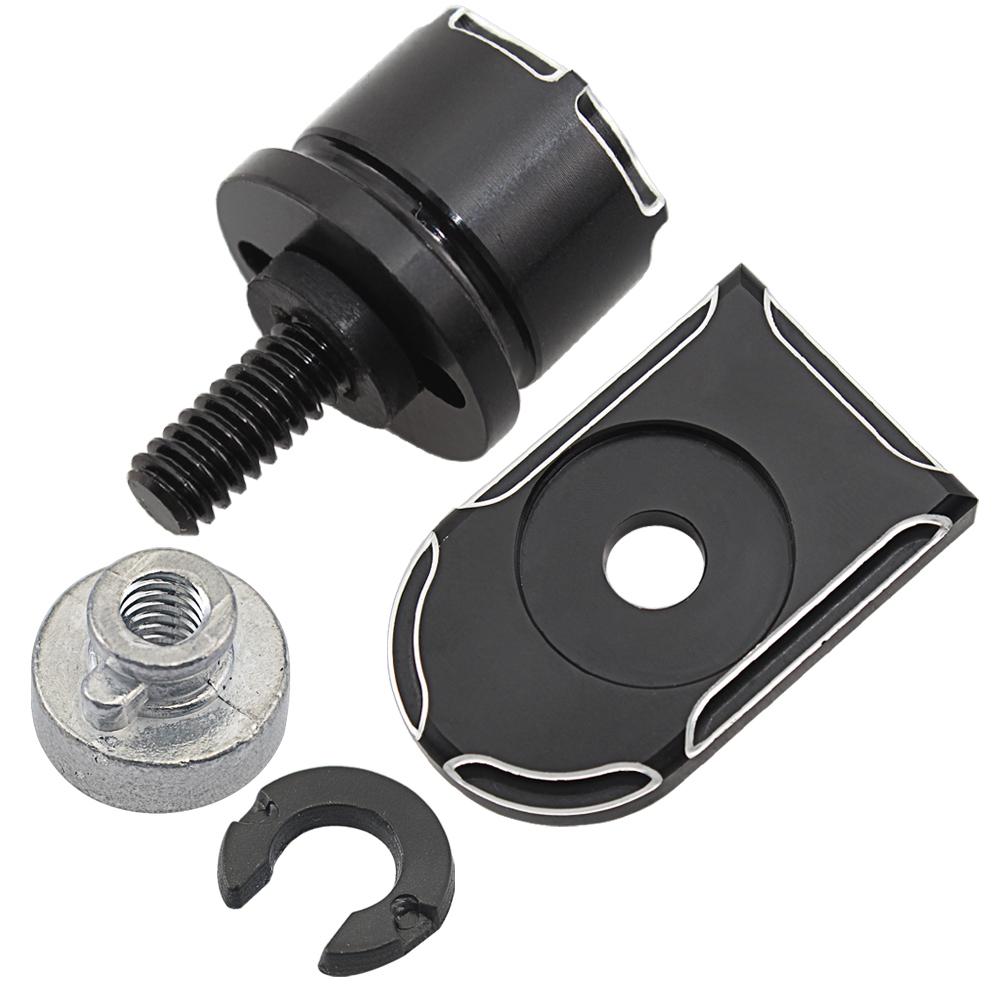 Motorcycle Rear Fender Seat Bolt Screw Nut Tab Cover For Harley XL Dyna Softail Touring Motorbikes 96-Up Billet Aluminum Parts