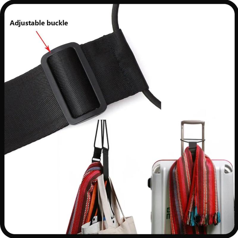 1Pc Elastic Adjustable Luggage Strap Versatile Reusable Strap Travel Simple Suitcase Accessories Bag Fastening Rope for Carry On Bag