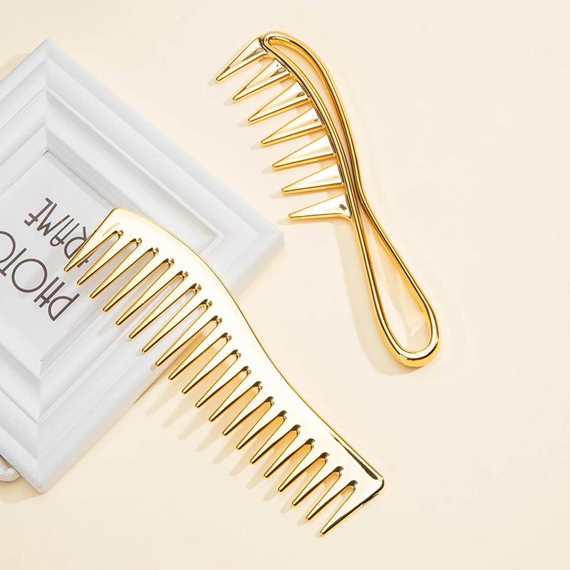 Wide-toothed Curly Hair Comb, Hair Salon Hollow Comb, Styling Tool, Hairdresser Accessories