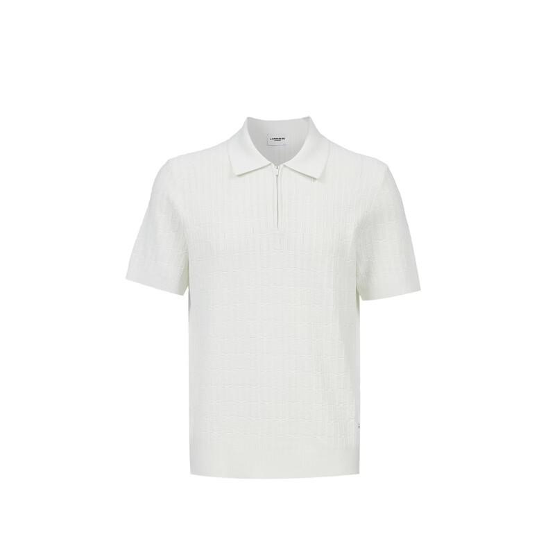 J.Lindeberg Men's Knitted Textured Polo Shirt 52619W002