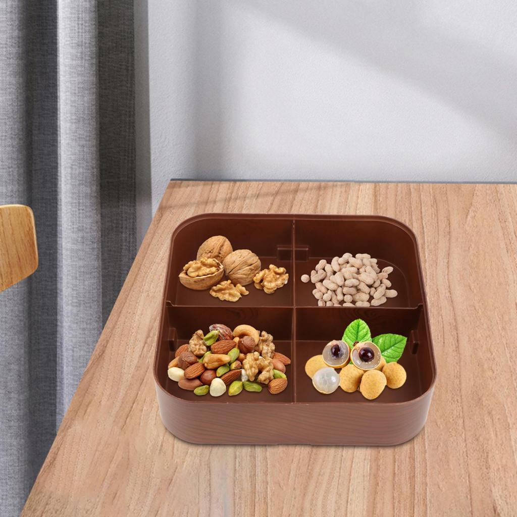 Appetizer Plate Candy Nut Serving Organizer Dining Table Dried Fruit Storage Tray for