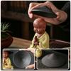 Small Ceramic Monk Tea Pet Adornment Multi-Functional Tea Infuser for Kung Fu Brewing Tearoom Decorative Supplies Living Room