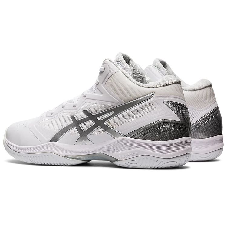 Asics Gelhoop V12 Wide Pure Silver Unisex Sneakers White 1063A020-101