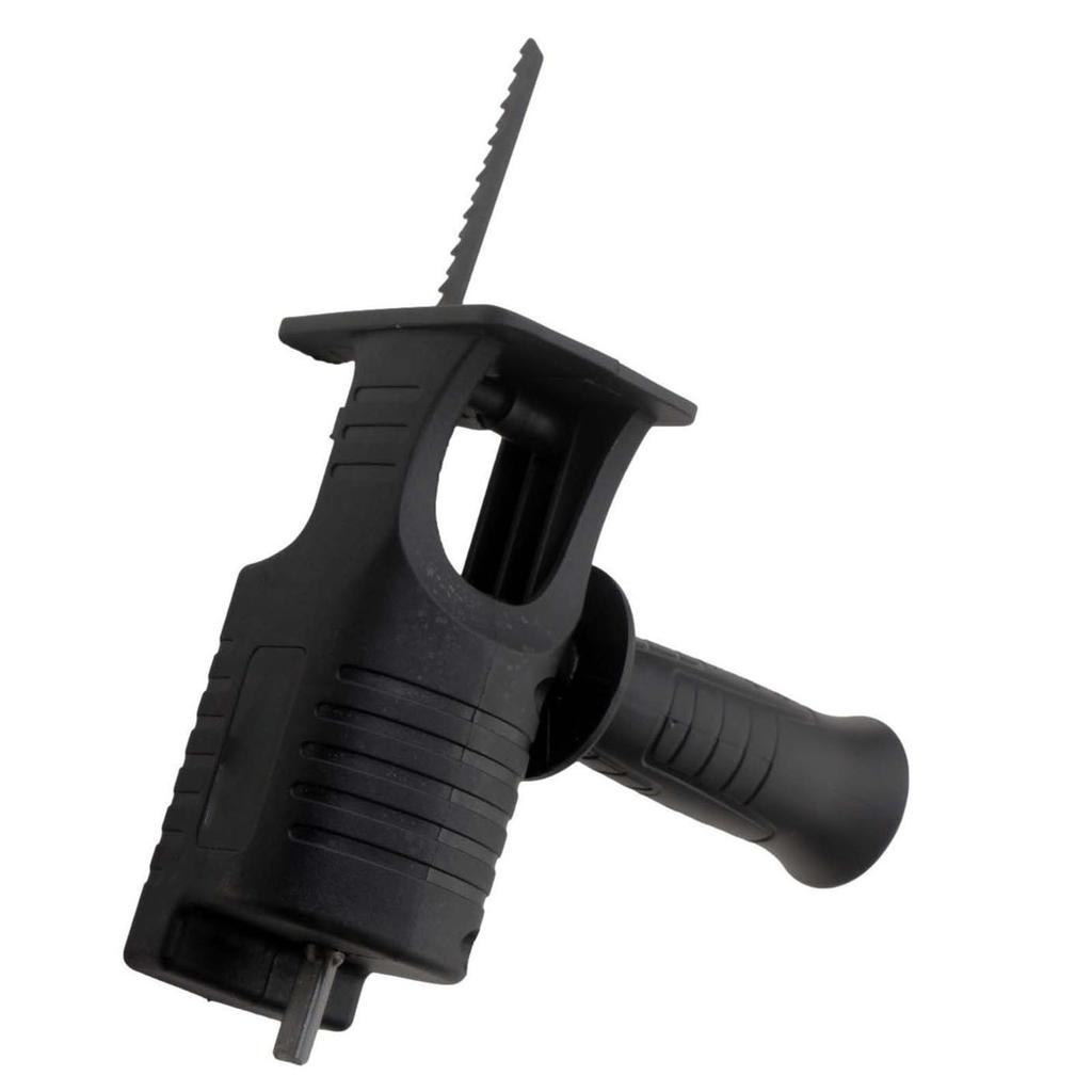 Electric Drill To Saw Converter Chainsaw Conversion Head Reciprocating Saw Adaptor with 3 Blades Removable Handle