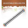 Lebanghui Rolling Pin - Stainless Steel Rolling Pin 17 Inch Adjustable Rolling Pins
