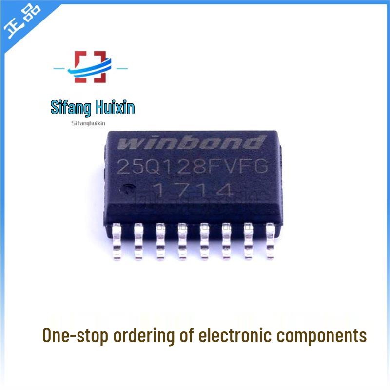 128M-bit W25Q128FVFIG SOP-16 Surface Mount Memory Chip