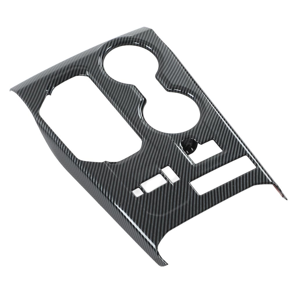 Bil Mittkonsol Växelspakspanel Trim Självhäftande Glansig Kolfiberstil Ersättning för Highlander 2022+ LHD