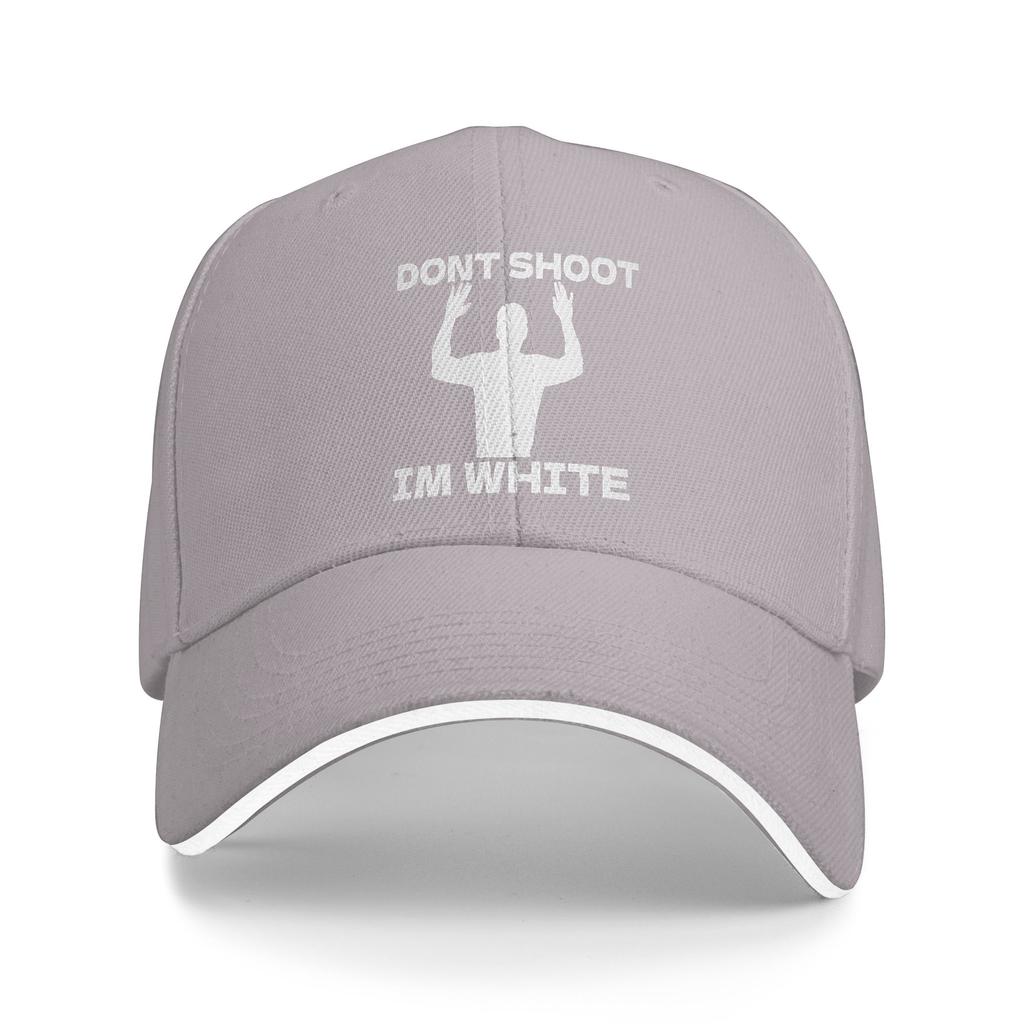 Don Shoot I M White  Baseball Cap  Classic Female Male Trucker Hat Adjustable Print Kpop Rock Snapback Cap Birthday Present