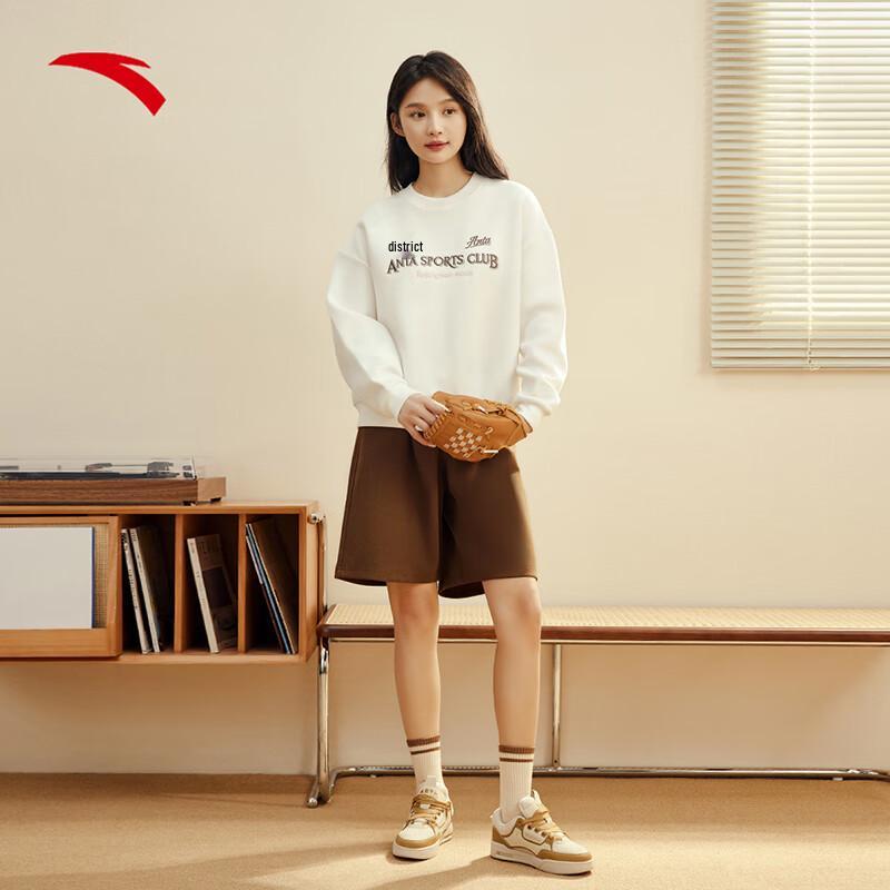 Anta Women s Loose Fit Pullover Hoodie L