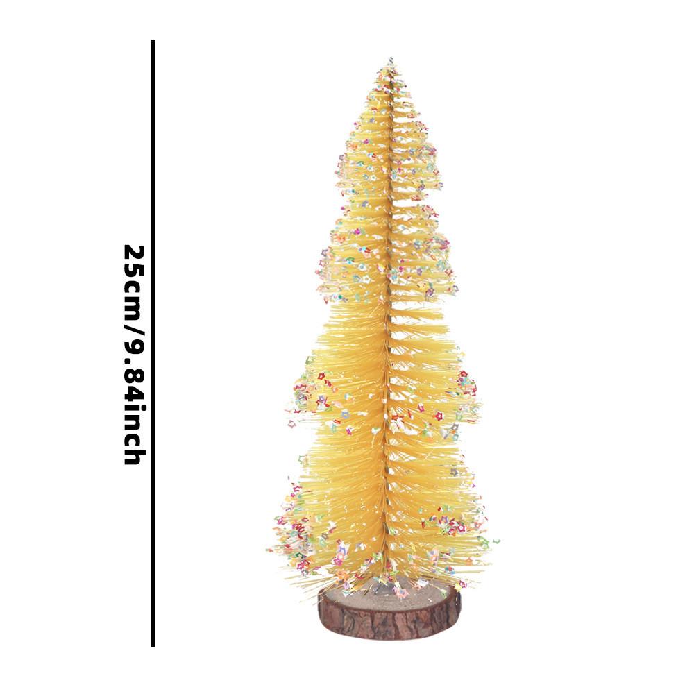Mini Christmas Elegant Tree Decor Charming Star Shape Design Tabletop Display For Joy Holiday