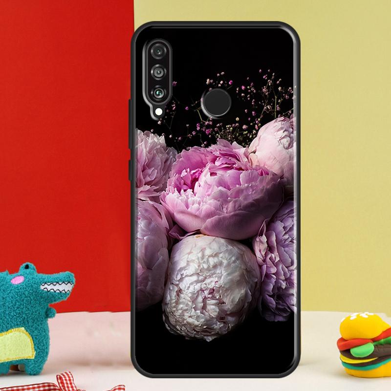 Peonies Beautiful Flower For Huawei Nova 5T 9 10 SE 12i 12s 11i Y91 Y90 Y60 Y70 Y72 Y61 P60 P30 Pro P20 P40 Lite Case