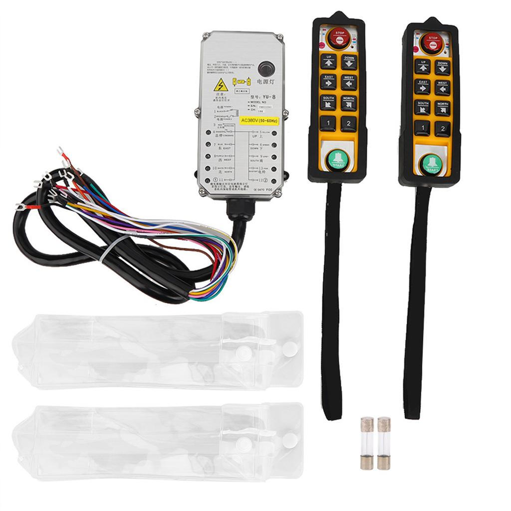 Hebezeug-Controller, Doppelgriff, dreifach beweissicher, wasserdicht, säure- und ölbeständig, Anti-Fall für Kran(AC380V