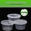 Disposable PP Sauce Cup with Attached Lid