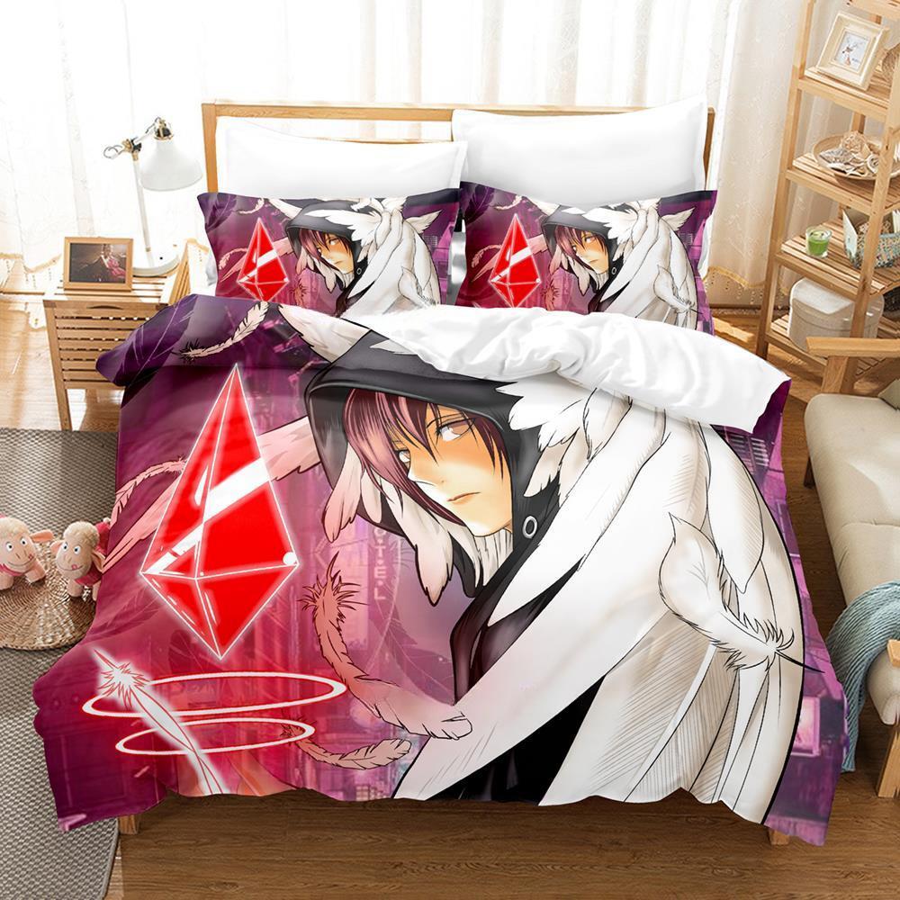 New Platinum End Bedding Set Single Twin Full Queen King Size Bed Set Adult Kid Bedroom Duvet Cover Sets 3D Anime Bed Sheet Set