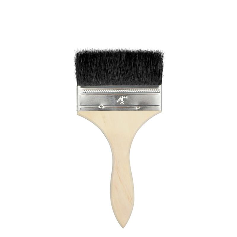 Xie Sheng Thick Black Bristle Flat Paint Brush