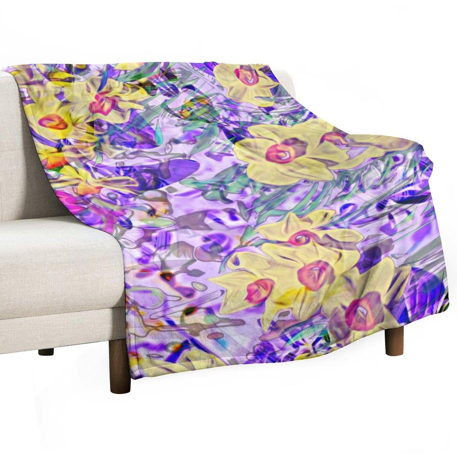 

Delight of Spring Throw Blanket Thermal Luxury Throw For Baby Flannel Blankets 30x40in
