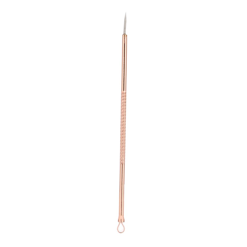 Pimple Removal Extractor Tool Stainless Steel Blackhead Removal Tool for Acne Blemish Whitehead Gold