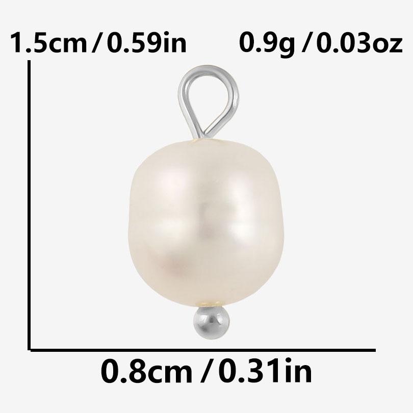 2pcs Irregular Round Three-Dimensional Real Shell Pearl Charm For Jewelry Making Supplies Handmade Sea Beach Accessories Pendant