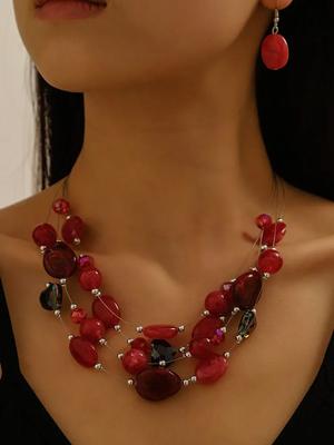 Schmuckset Schmuck Harz