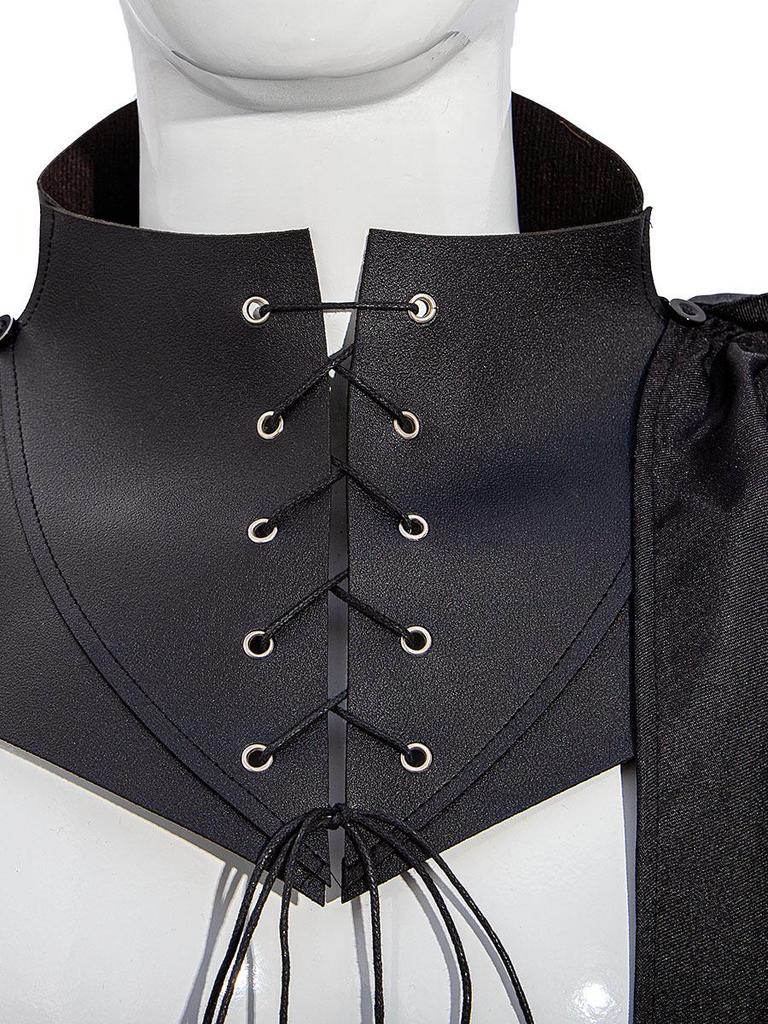 Men's Medieval Vampire Demon Costume Shawl - Halloween, Cosplay, Stage Performance, Party Cloak Cape