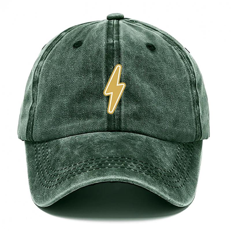 Pc Lightning Style Printed Hat Outdoor Style Hats for Women Baseball Hat for Men Baseball Caps Breathable Caps Adjustable
